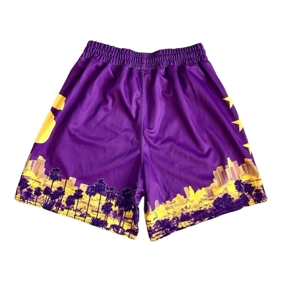 Mens Athletic Shorts SLAM Skyline Shorts Boxers Shorts Pull-on Shorts - Picture 4 of 7
